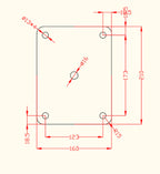 100 x 100 x 3.5mm Aluminium Post | with Cap