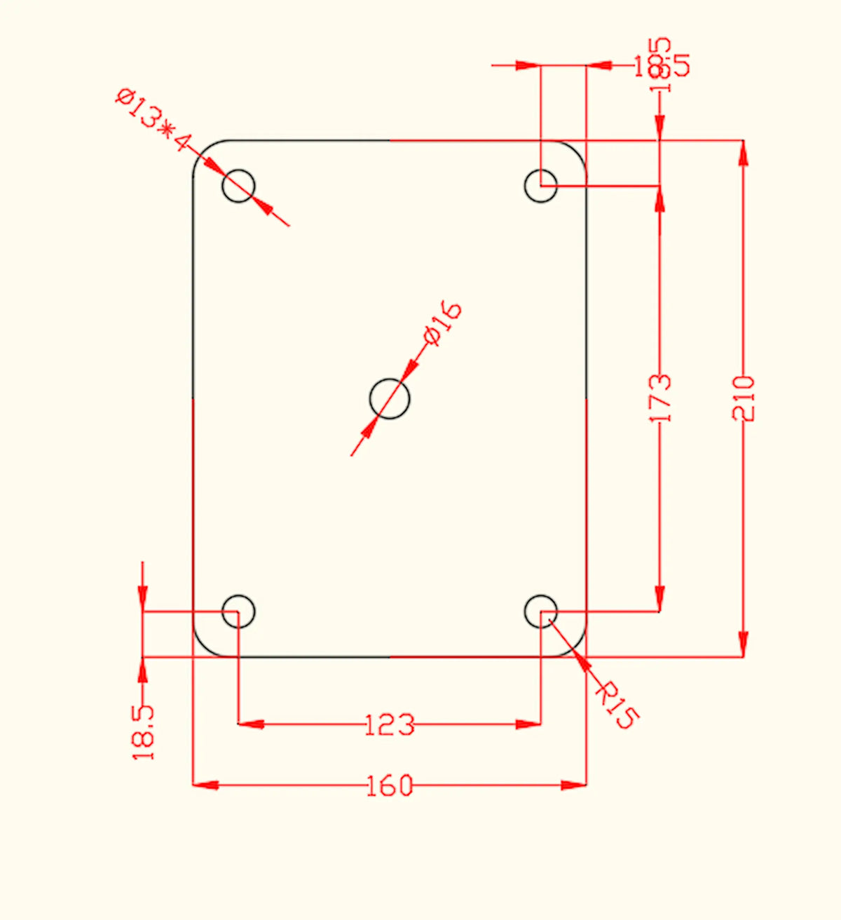 100 x 100 x 3.5mm Aluminium Post | with Cap