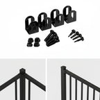 Finn Aluminium Fence | Aluminium Capping | Rake-able | Black | XF02B | NZ