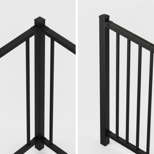 Adjustable fencing bracket installation diagram - XGATE NZ