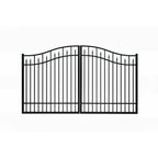 Arch Top Aluminium Double Swing Gates | Black | XS18B | NZ