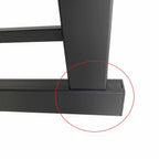 Bottom Corner Junction Close Up - Aluminium Sliding Gate Black - XGATE NZ