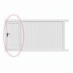 Add a Built-in Pedestrian Gate to Custom-Built Sliding Gate