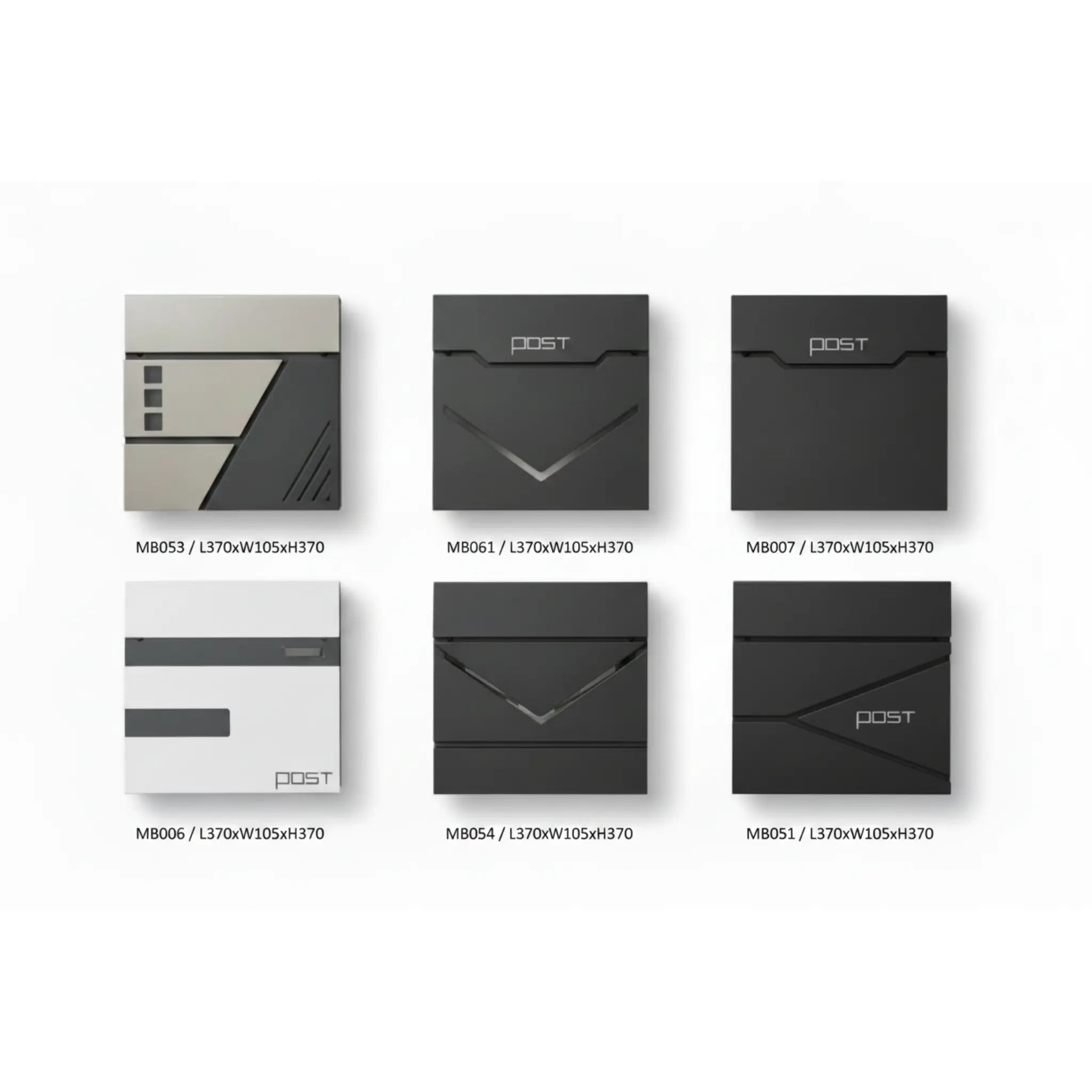 Modern Designed Stainless Steel Mailbox | 6 Patterns