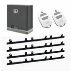 Italian DEA Sliding Gate Motor with 2 Remotes and 4 Meter Cog Racks Full Kit - XGATE NZ