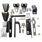 Finn Aluminium Double Swing Gates | Black | XS02B | NZ