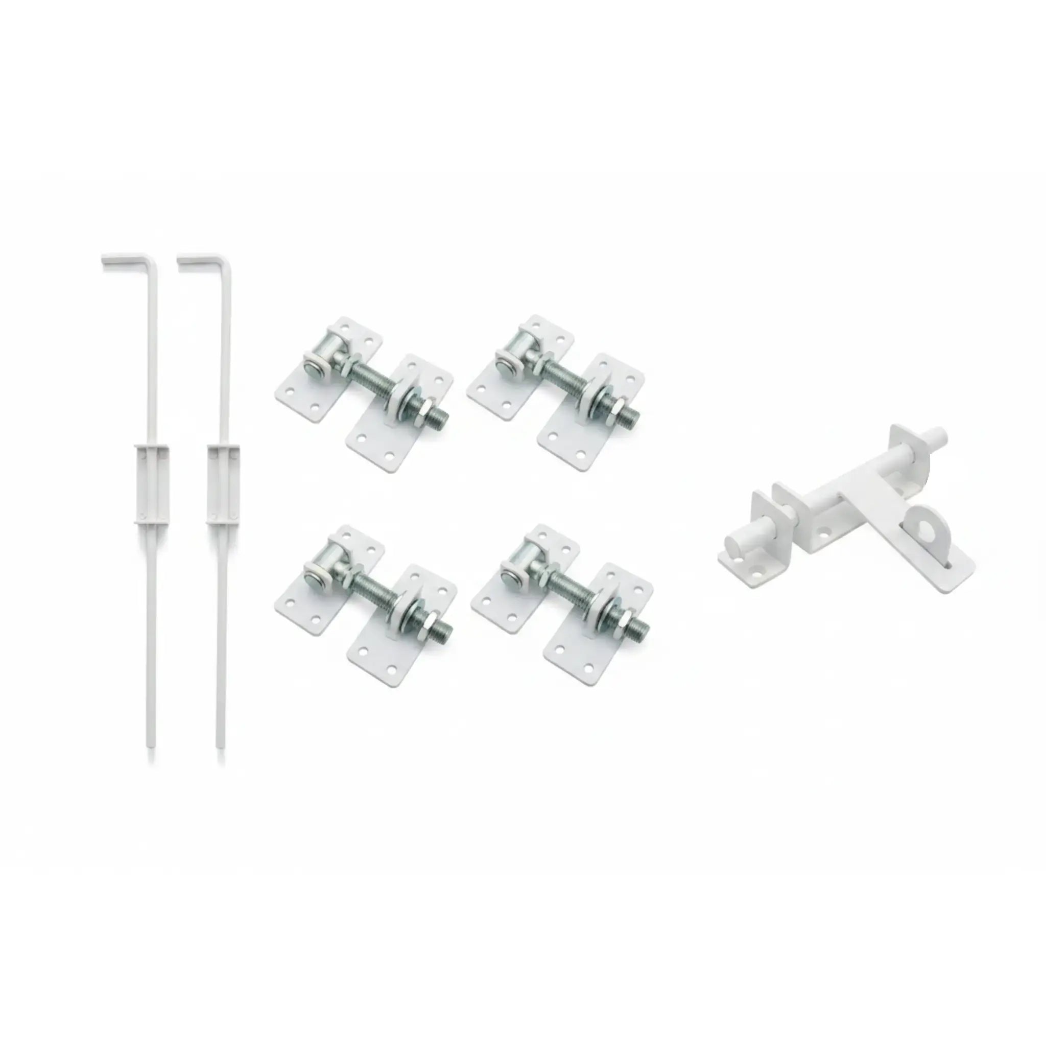 Estate Arch Aluminium Double Swing Gates | White | XS16W | NZ