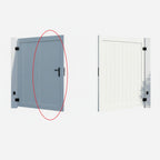 Add a Built-in Pedestrian Gate to Custom-Built Swing Gate