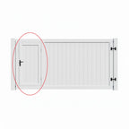 Add a Built-in Pedestrian Gate to Custom-Built Swing Gate