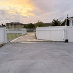 Finn Aluminium Sliding Gate | White | XG02W | NZ