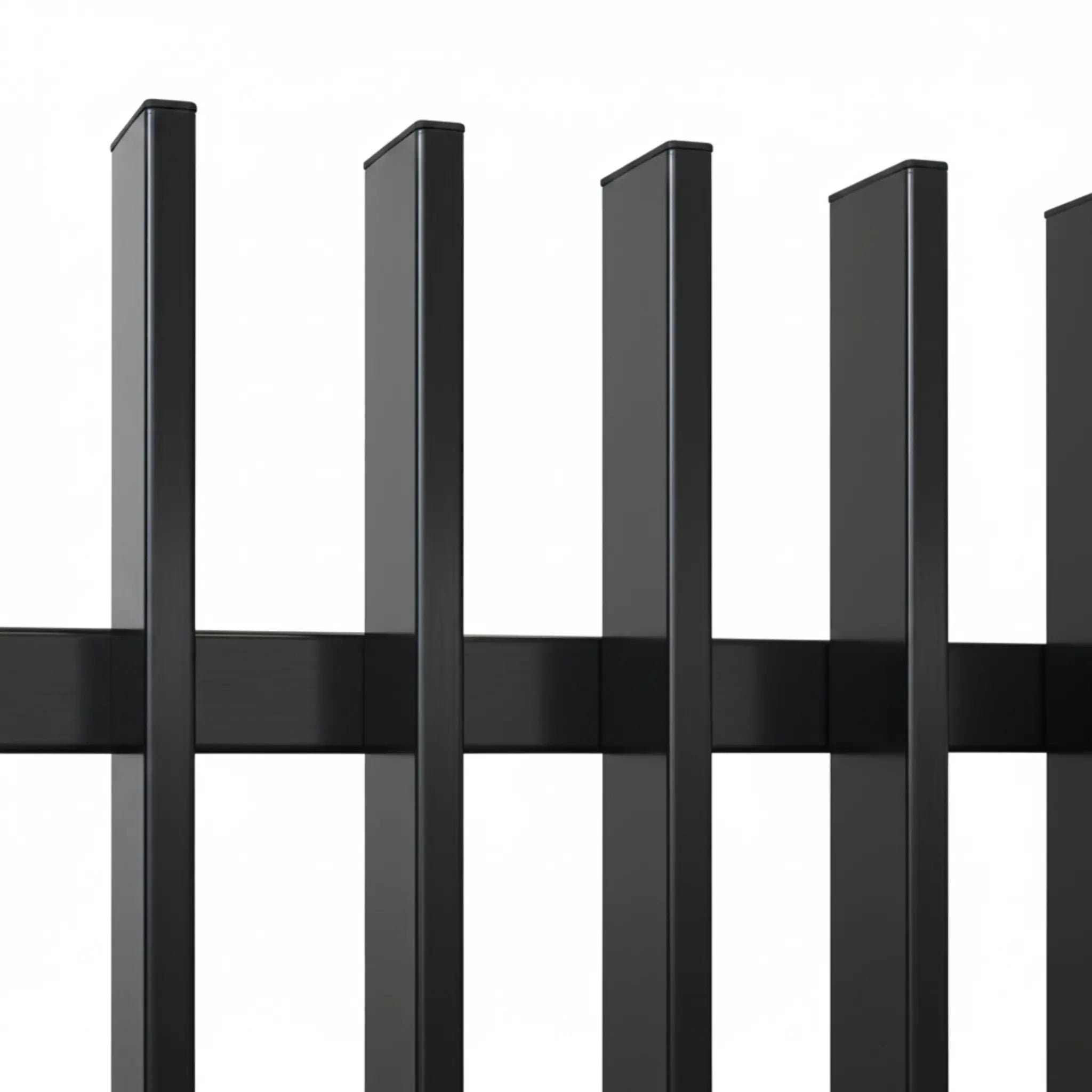 Finn Aluminium Double Swing Gates | Black | XS02B | NZ