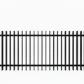 Finn fence panel with aluminum capping and rake-able design 1150mm height in black - XGATE NZ