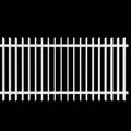 Finn Fence Panel with Aluminium Capping and Rake-able Design 1150mm Height in White - XGATE NZ