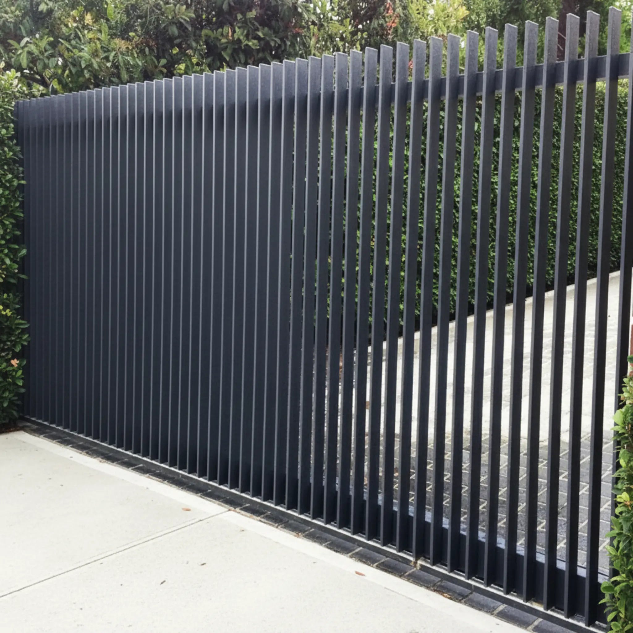 Finn Aluminium Sliding Gate | Black | XG02B | NZ