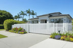 Finn Aluminium Gate White Finish Banner - XGATE NZ