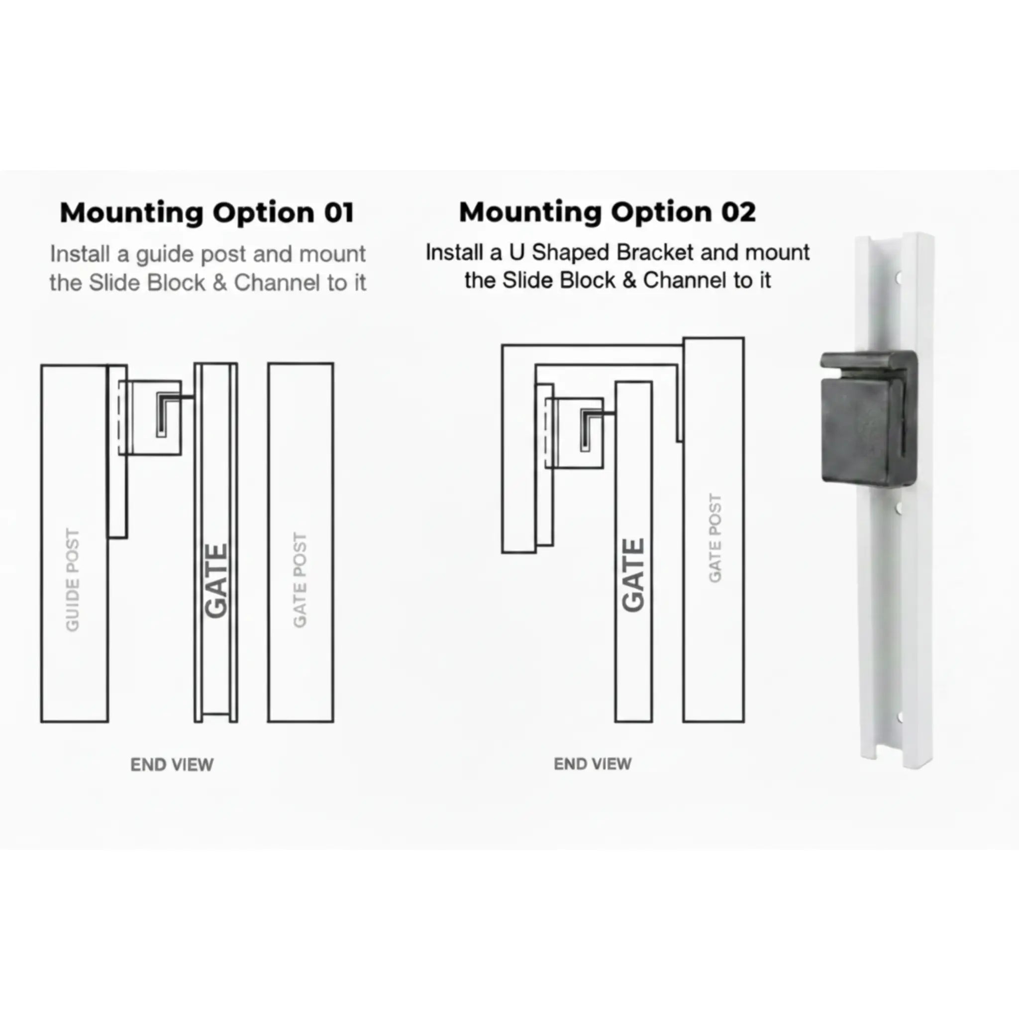Finn sliding gate installation instructions with special slide guide – XGATE NZ