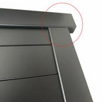 Aluminium Sliding Gate Detail - Clean Background - XGATE NZ