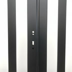 Gate Latch Holes Detail - Semi-Closed Arch Double Swing Gate - XGATE NZ