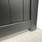 Gate Lower Panel Bottom Rail Detail - Semi-Closed Arch Double Swing Gate - XGATE NZ