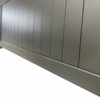 Tongue and Groove Profile Detail - Semi-Closed Arch Double Swing Gate - XGATE NZ