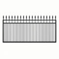 Add-On Spear Top Aluminium Sliding Gate | Black | XG15B | NZ