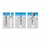 Concrete Anchors Installation on 3m U Groove Track - XGATE NZ