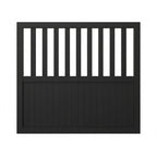 Half Open Aluminium Pedestrian Gate | Black | XP12B | NZ