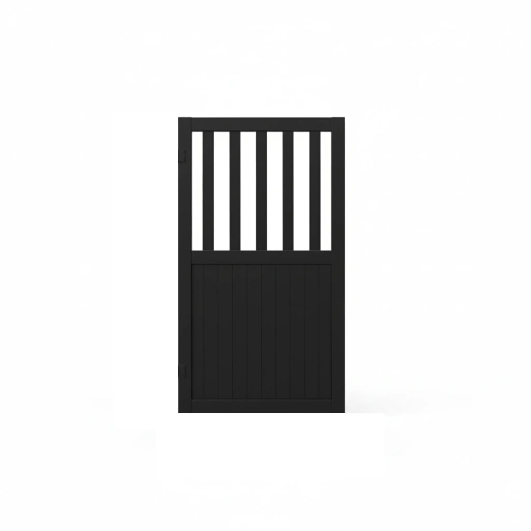 Half Open Aluminium Pedestrian Gate | Black | XP12B | XGATE NZ