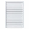 Horizontal Louvre-Slat Aluminium Pedestrian Gate | White | XP09W | NZ