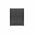 Horizontal Slat Aluminium Pedestrian Gate | Black | XP07B | NZ