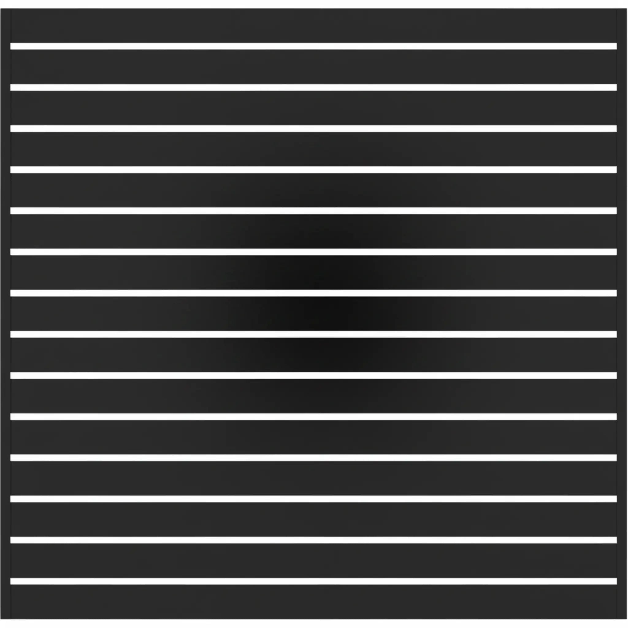 Horizontal Slat Aluminium Fence | Black | XF07B | NZ