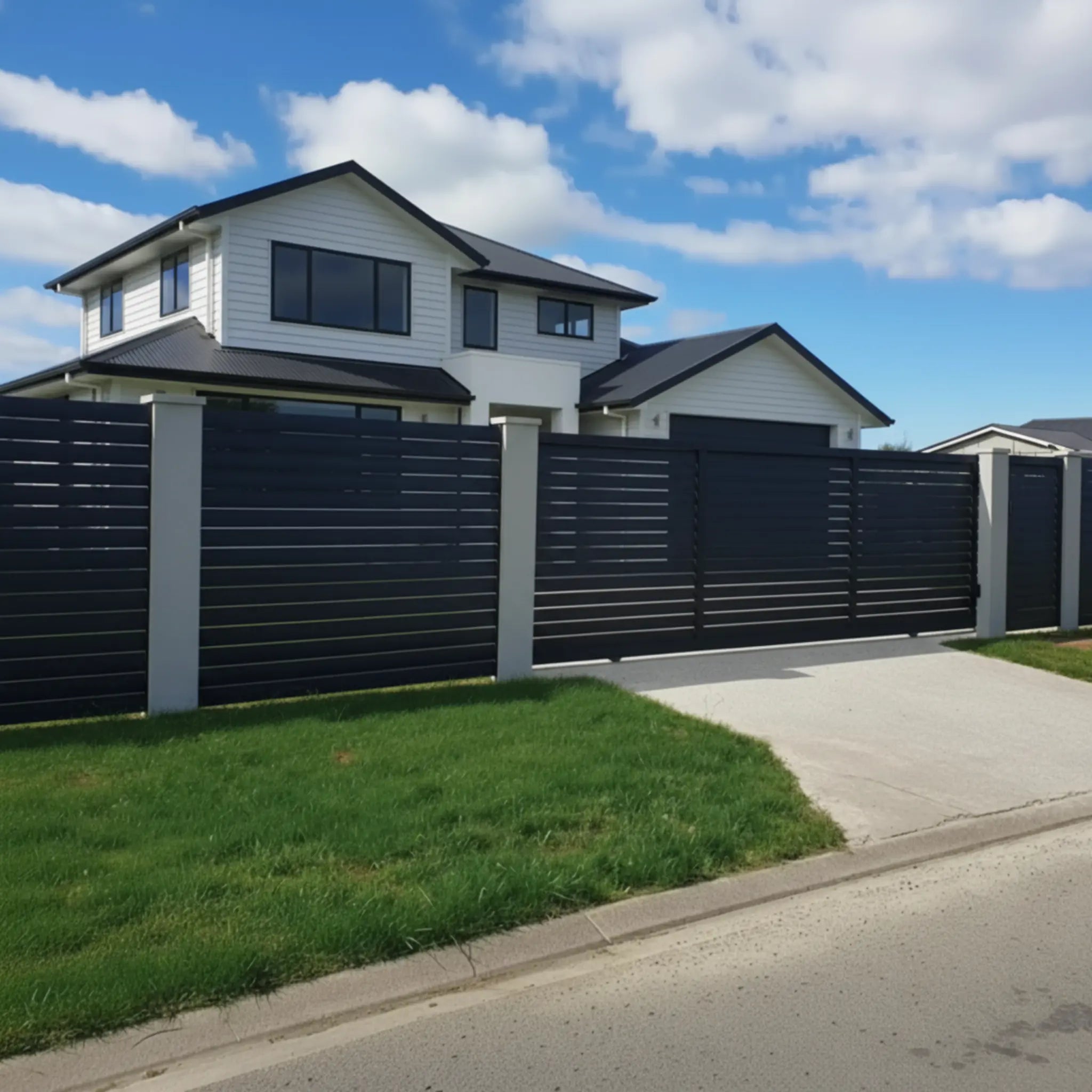Build an Aluminium Sliding Gate on Level Ground