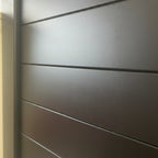 Horizontal Tongue and Groove Infill Detail Black - Pedestrian Gate XP05B - XGATE NZ