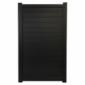 Horizontal Tongue and Groove Aluminium Pedestrian Gate Black XP05B - In Stock - XGATE NZ