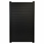 Horizontal Tongue and Groove Aluminium Pedestrian Gate Black XP05B - In Stock - XGATE NZ