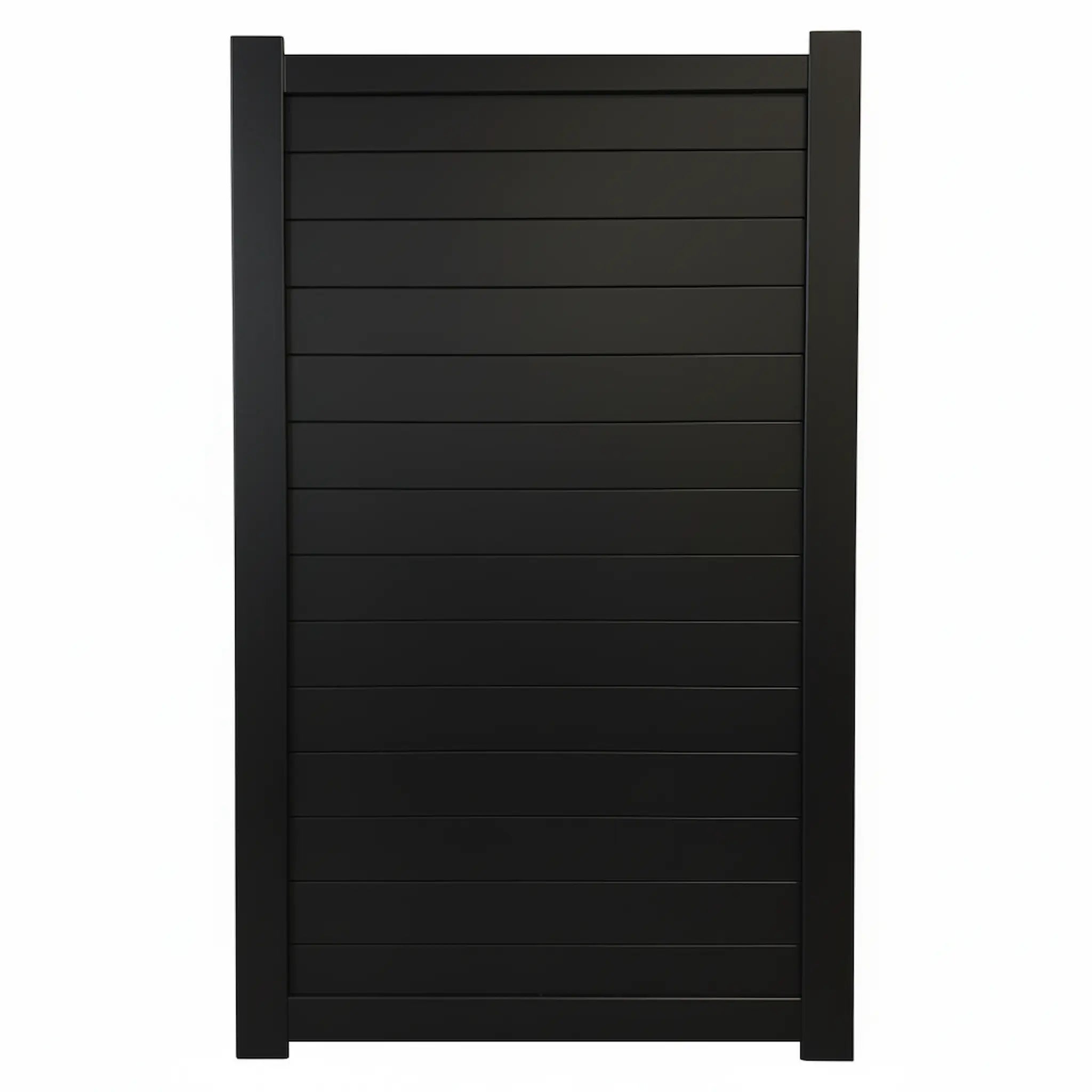Horizontal Tongue and Groove Aluminium Pedestrian Gate Black XP05B - In Stock - XGATE NZ