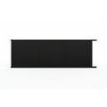 Horizontal tongue and groove sliding gate in black 5915mm - XGATE NZ