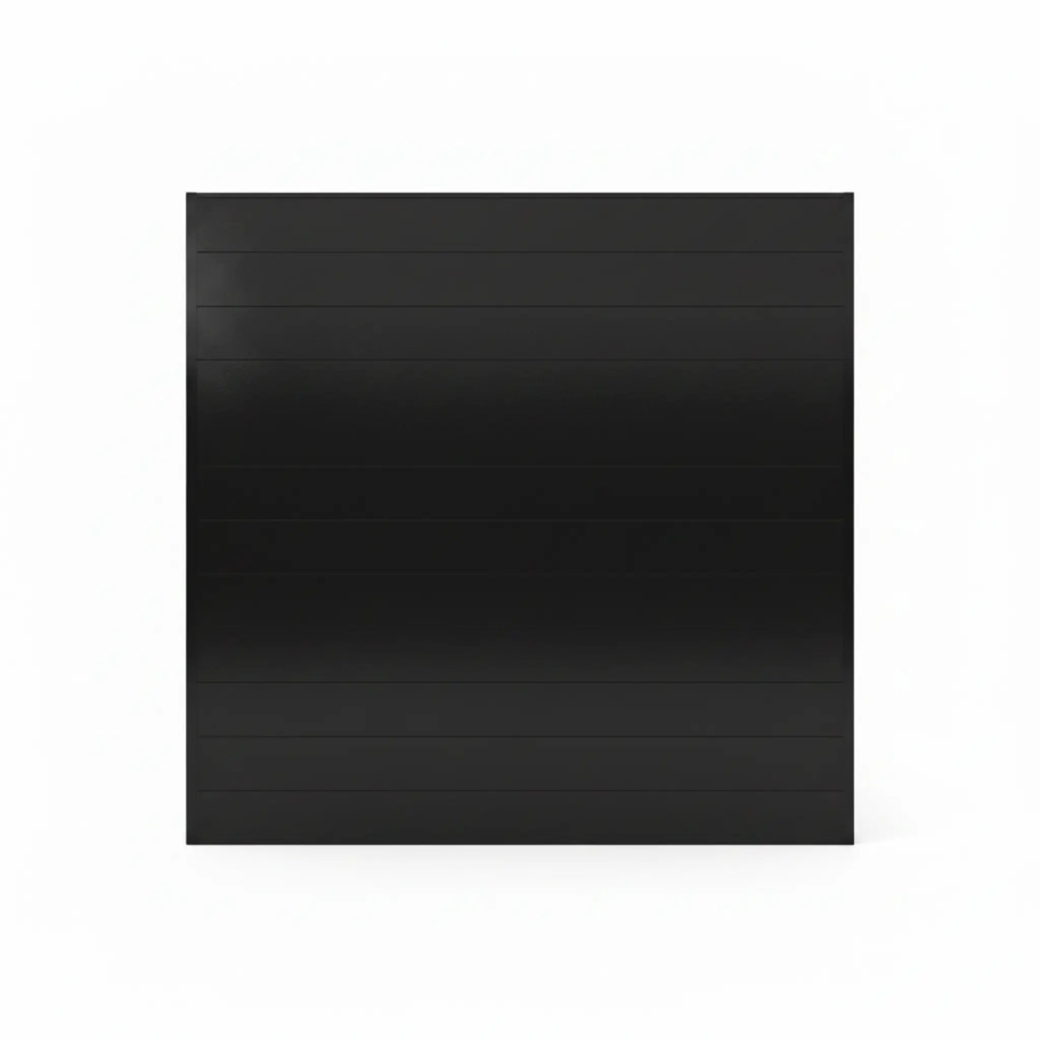 Horizontal Tongue & Groove Aluminium Fence Panel | Black | XF05B | XGATE NZ