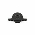Black Low Profile Gate Wheel for 20mm U Groove Track - XGATE NZ