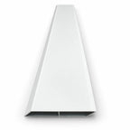 Vertical Louvre-Slat Aluminium Pedestrian Gate | White | XP10W | NZ