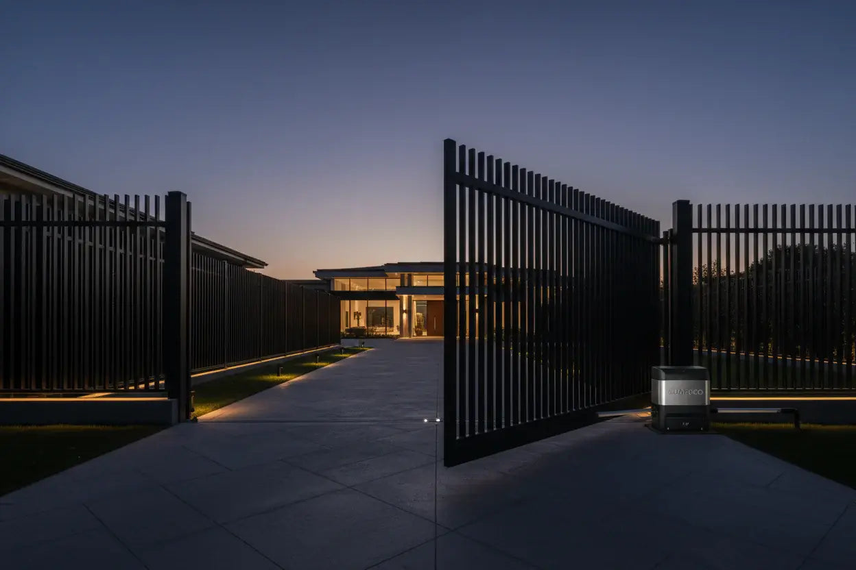 Premium aluminium gates and fencing hero banner - XGATE NZ