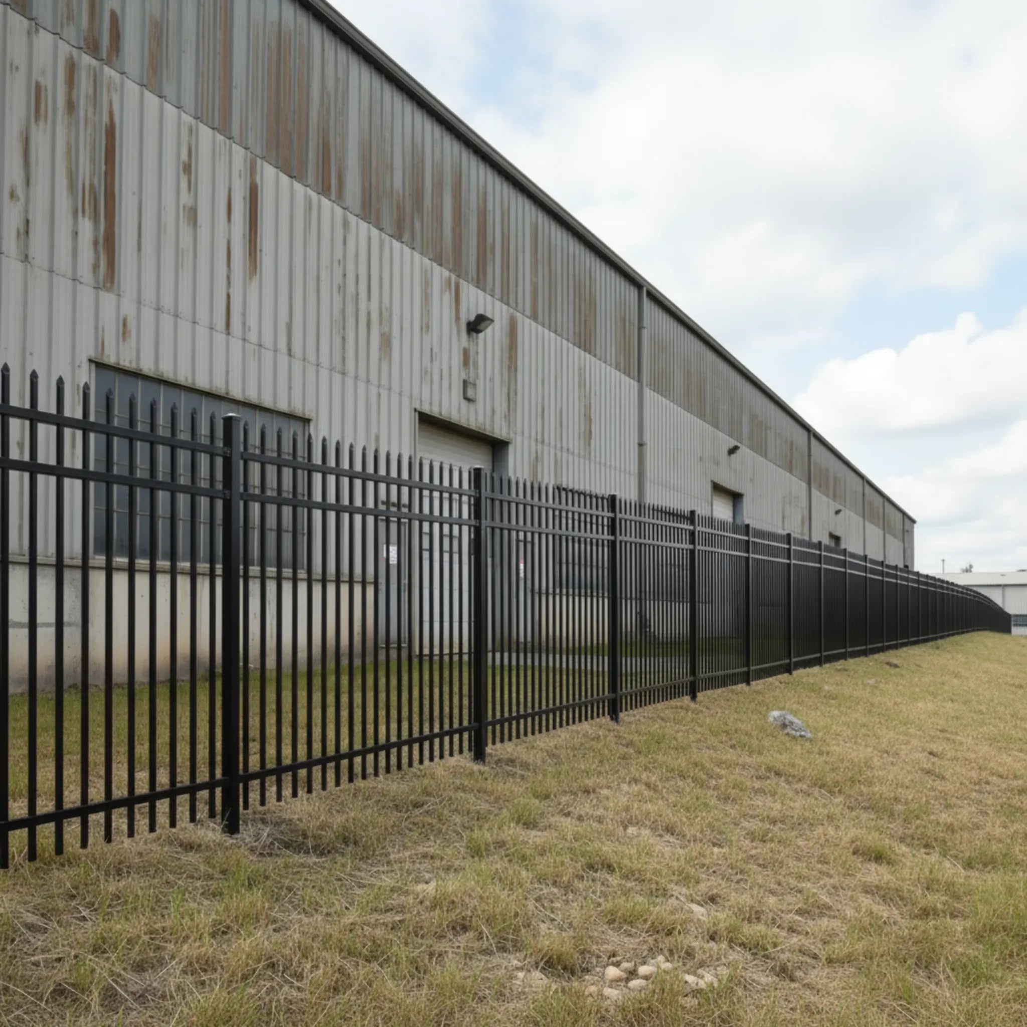 Rake-able Security Aluminium Fence | Black | XF15B | NZ