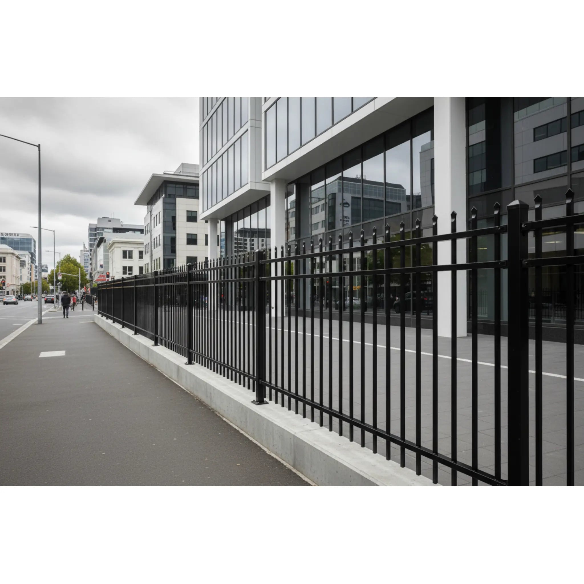 Security Aluminium Fence | Black | XF14B | NZ