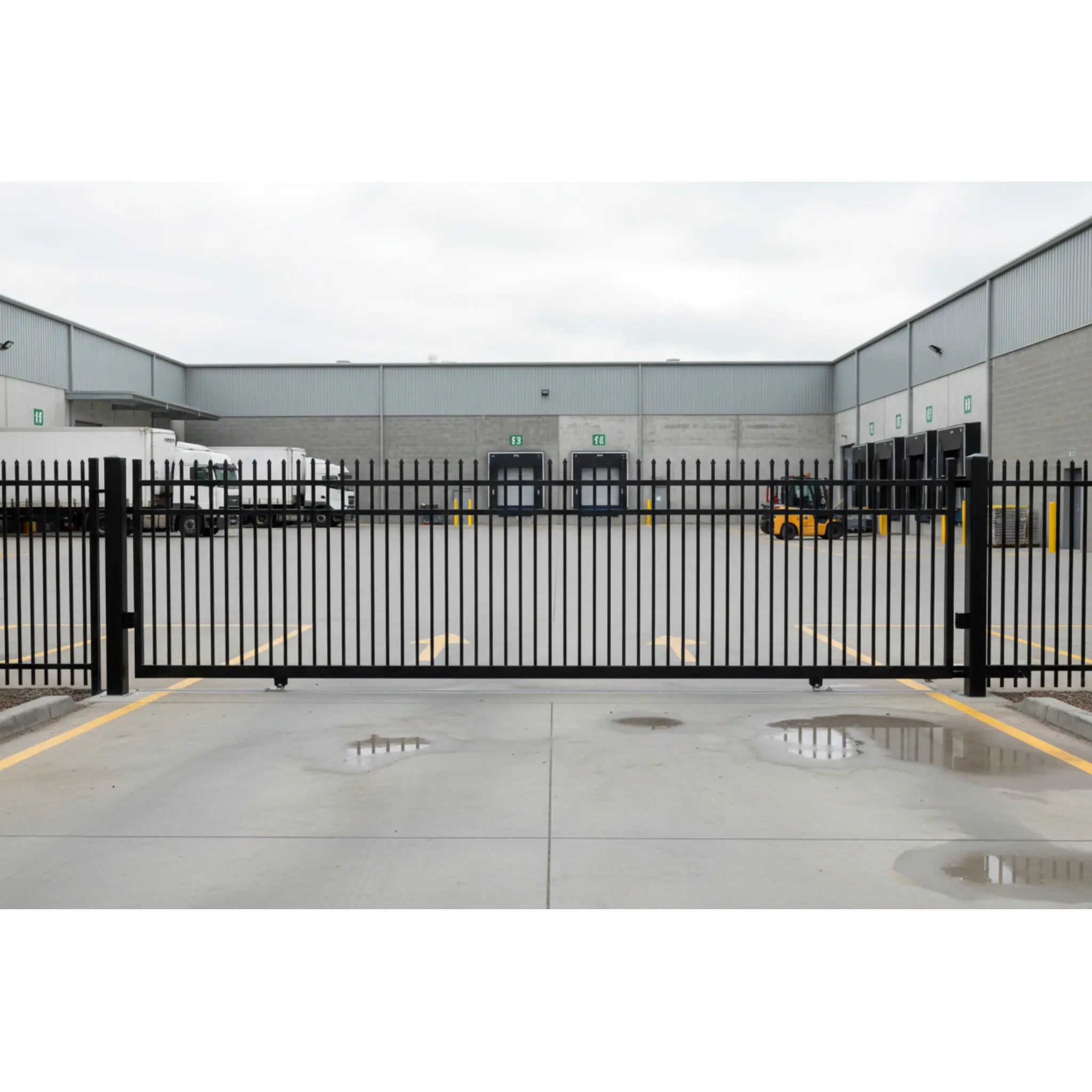 Security Aluminium Sliding Gate | Black | XG14B | NZ