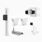 Sliding gate accessories kit for Finn sliding gate in white – XGATE NZ
