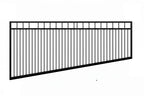 Build an Aluminium Sliding Gate on Slope Ground Type A Gate Sample - XGATE NZ