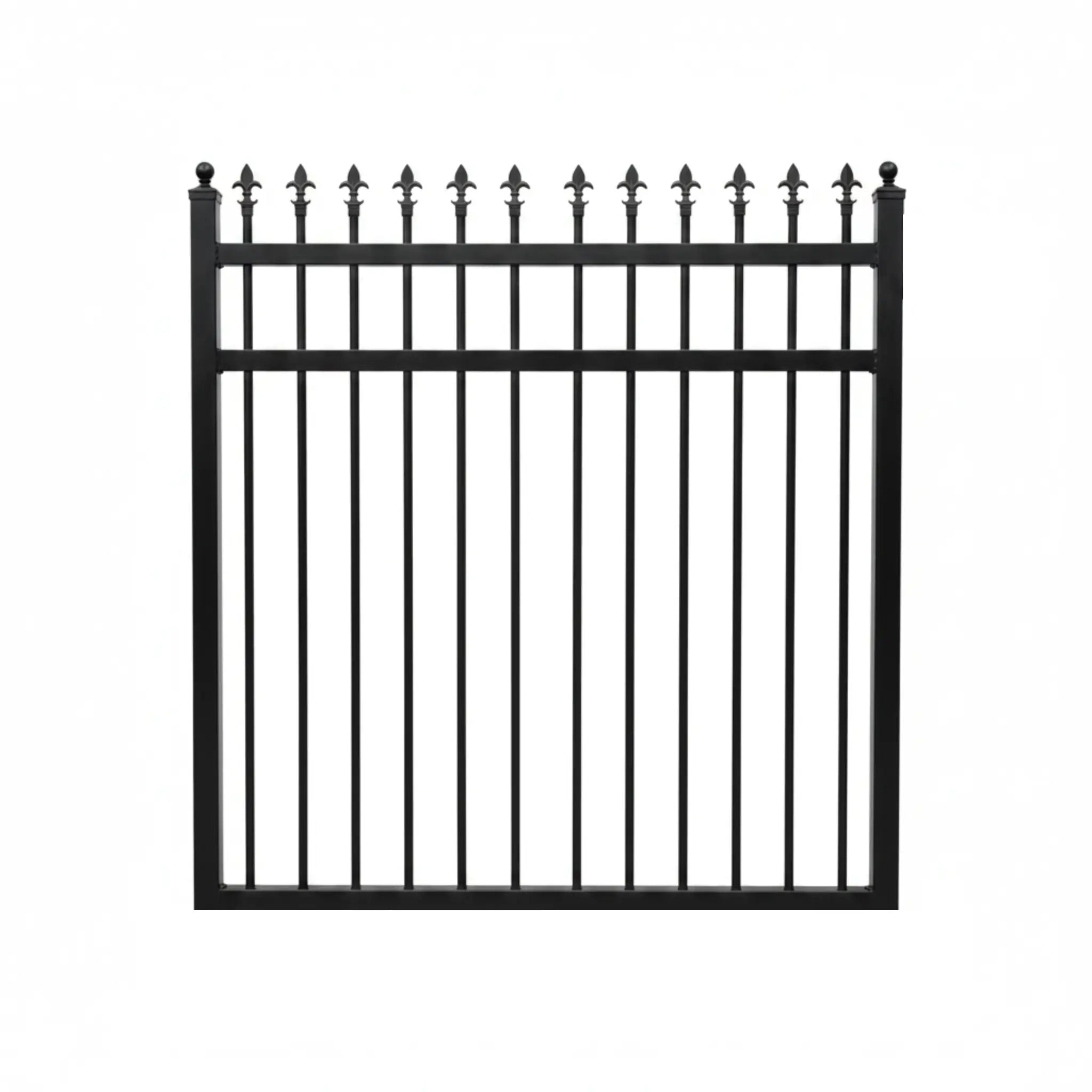 Spear Top Aluminium Pedestrian Gate | Black | XP13B | NZ