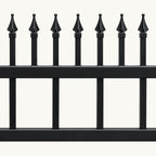 Add-On Spear Top Aluminium Sliding Gate | Black | XG15B | NZ