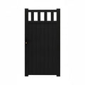 Top Window Aluminium Pedestrian Gate | Black | XP11B | NZ