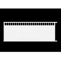 Top Window Aluminium Sliding Gate in White - XGATE NZ